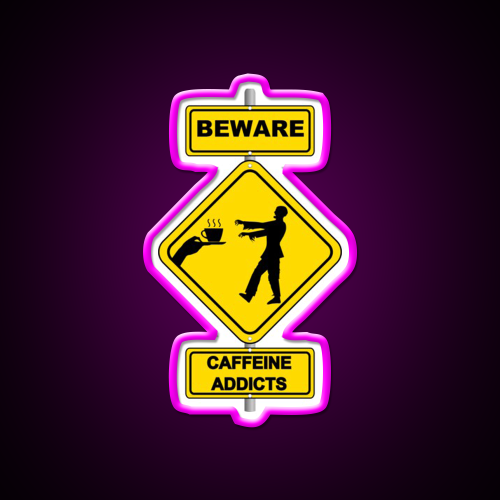 Coffee Zombie Man Cave Bar Led Neon Sign Rgb Color