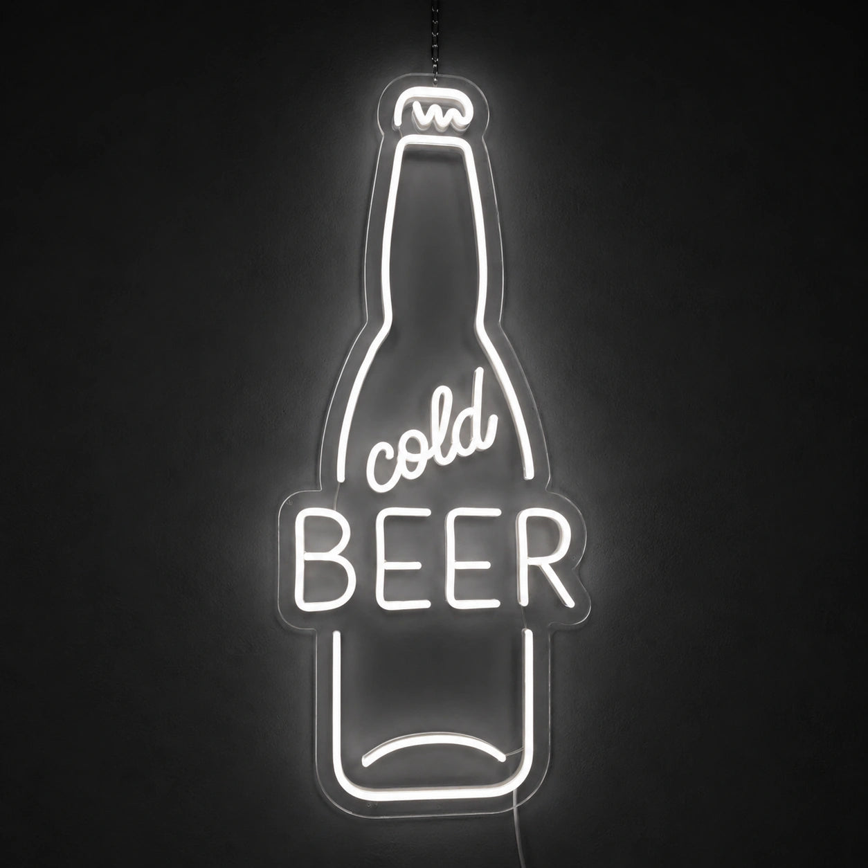 Cold Beer Blackboard Neon Sign LED Neon Sign main product image