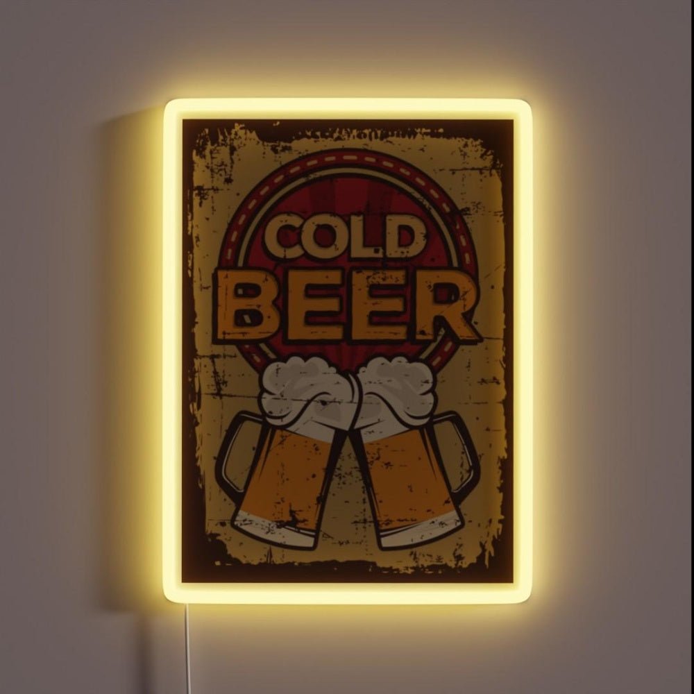 Cold Beer Rgb Led Neon Sign - Shineneon
