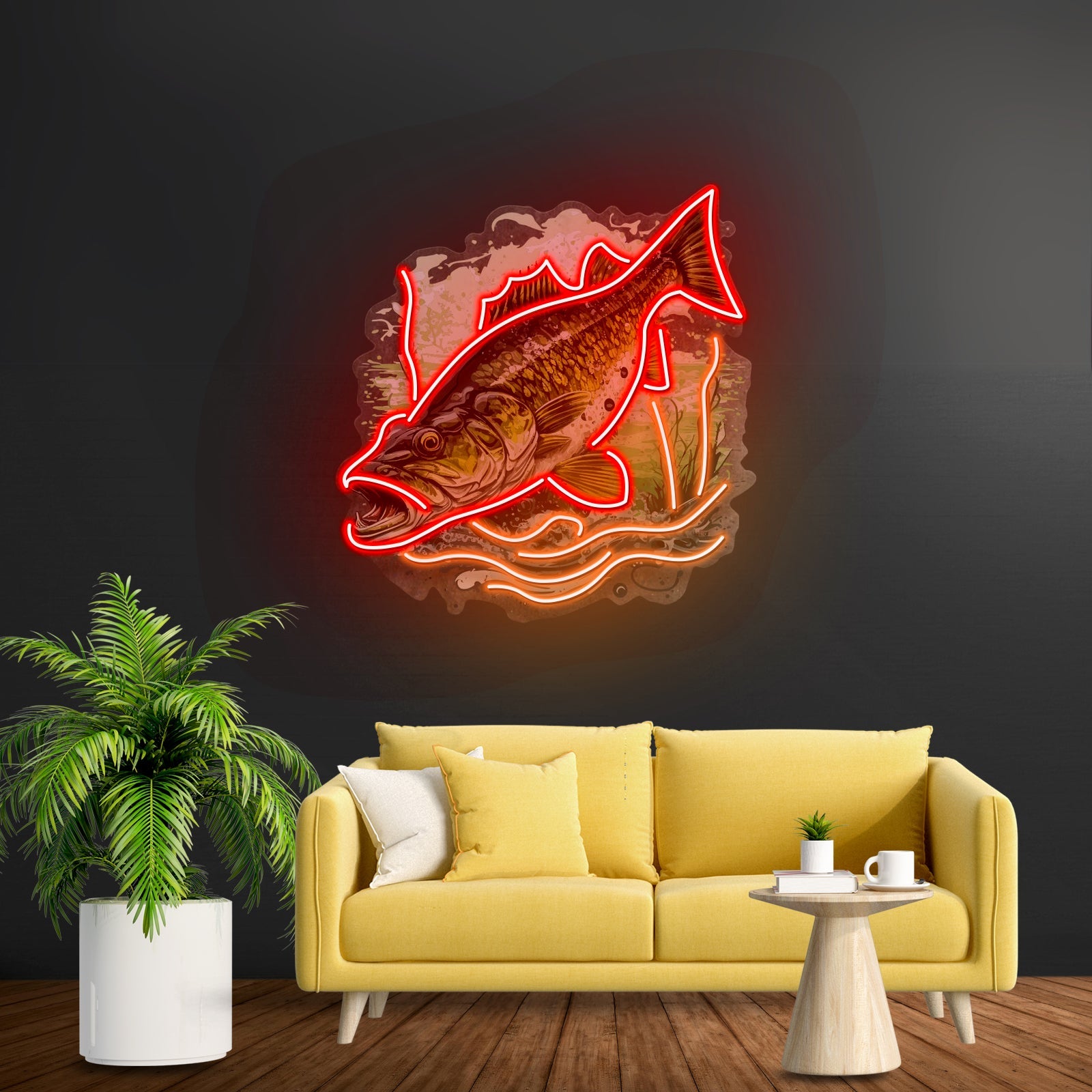 Cold Fishing Frame Led Neon Sign Light Custom Led Signs - Shineneon
