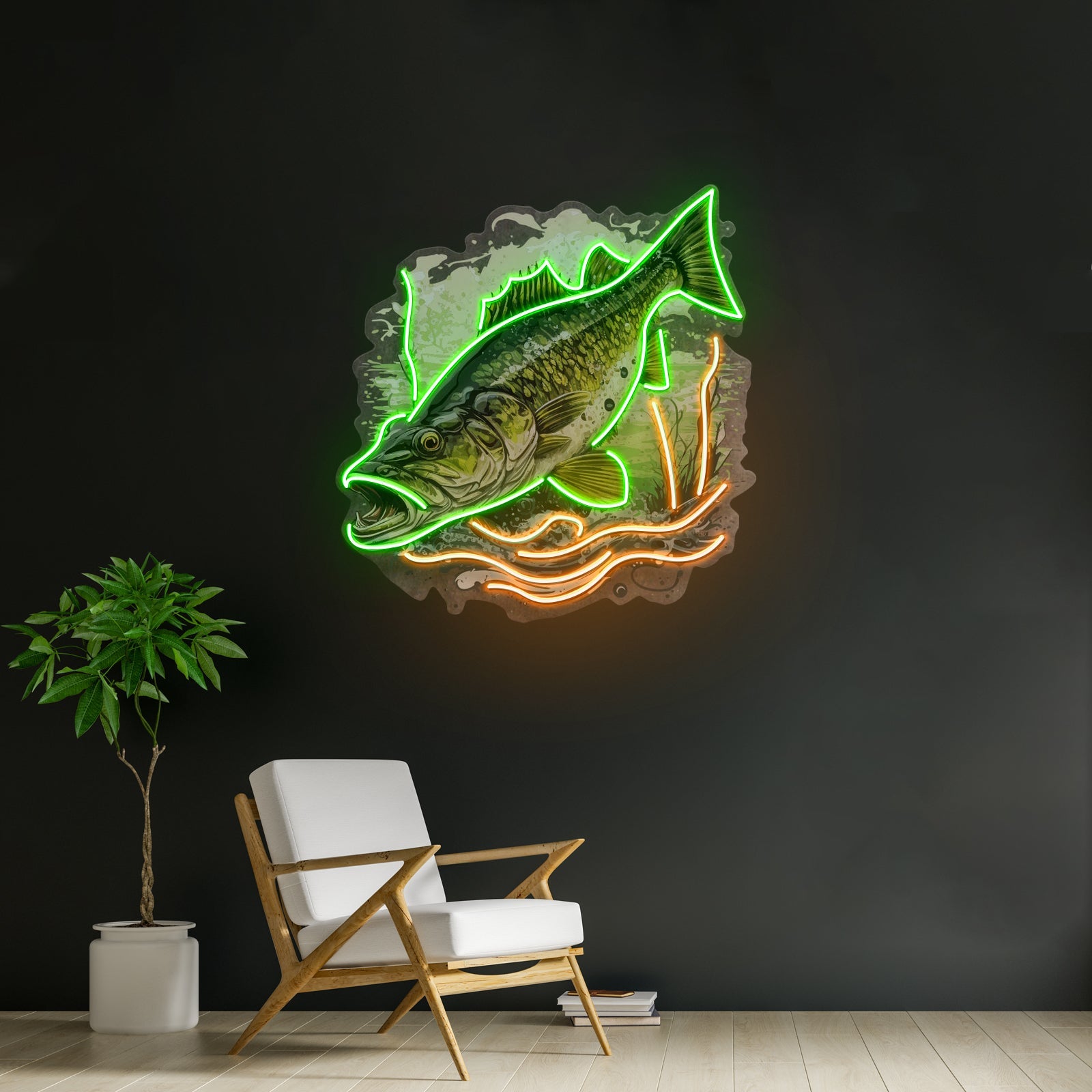 Cold Fishing Frame Led Neon Sign Light Custom Led Signs - Shineneon