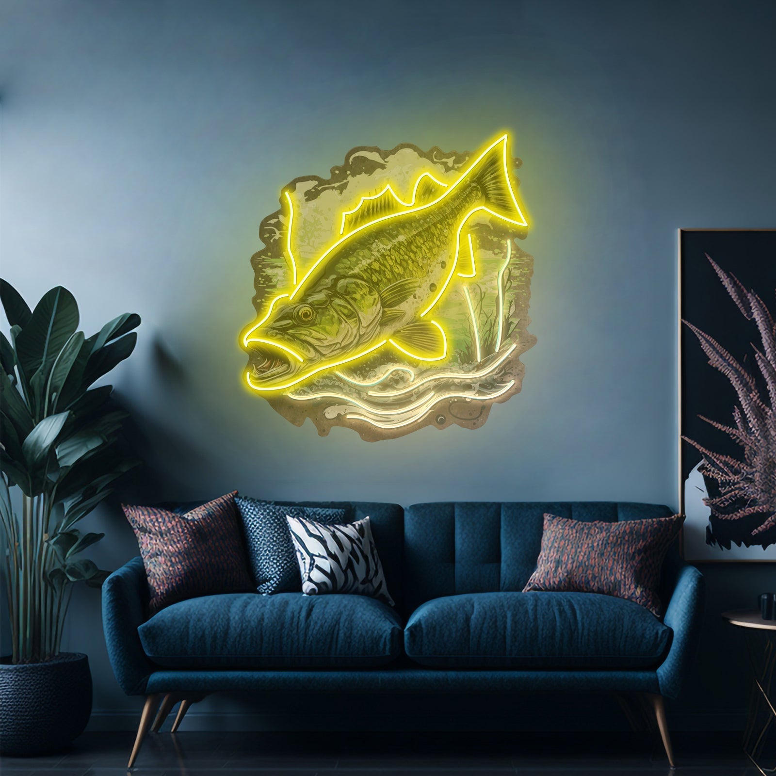 Cold Fishing Frame Led Neon Sign Light Custom Led Signs - Shineneon