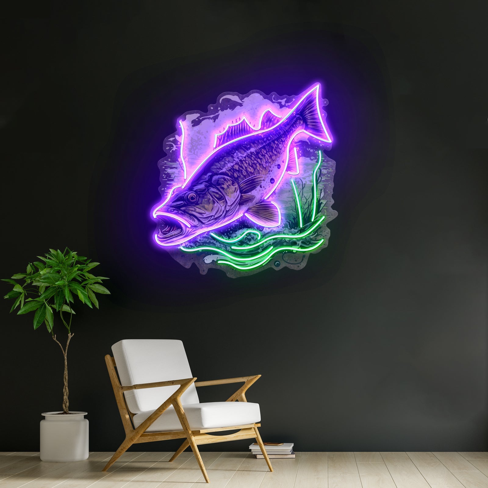 Cold Fishing Frame Led Neon Sign Light Custom Led Signs - Shineneon