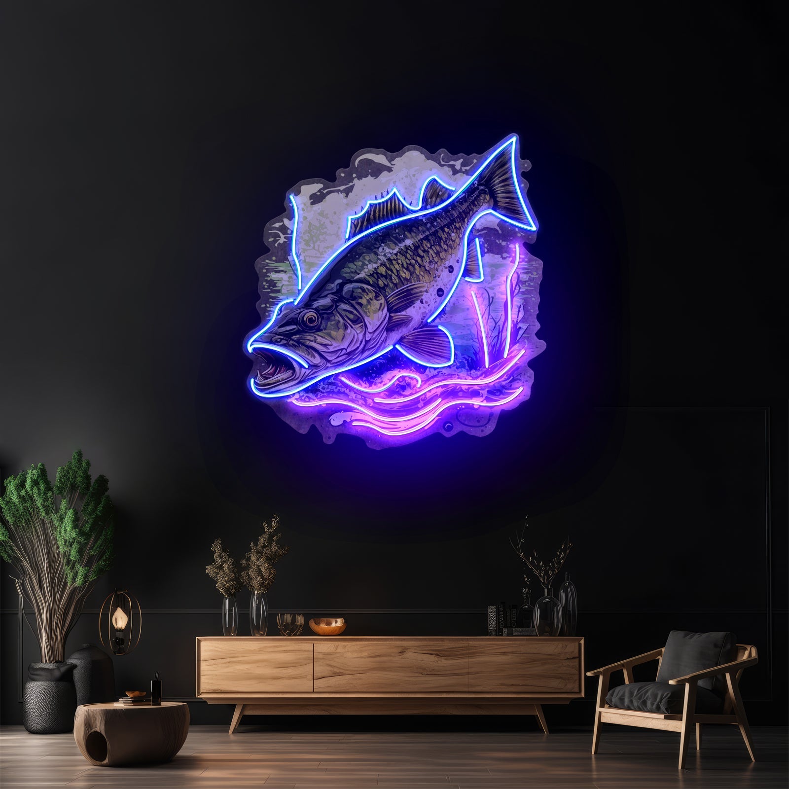 Cold Fishing Frame Led Neon Sign Light Custom Led Signs - Shineneon