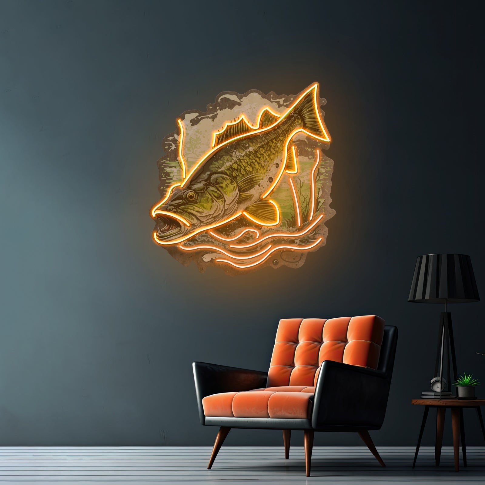 Cold Fishing Frame Led Neon Sign Light Custom Led Signs - Shineneon