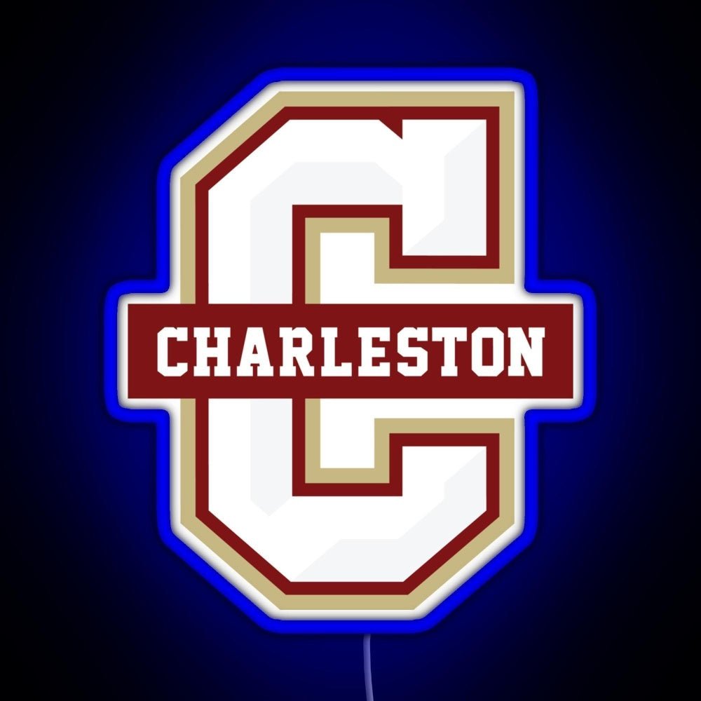 College Of Charleston Cougars Rgb Led Neon Sign Pop Wall Art - Shineneon