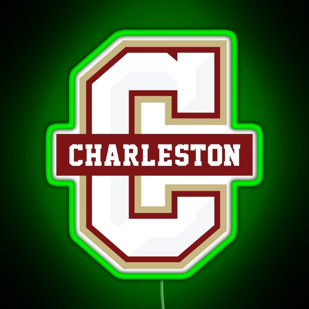 College Of Charleston Cougars Rgb Led Neon Sign Pop Wall Art - Shineneon