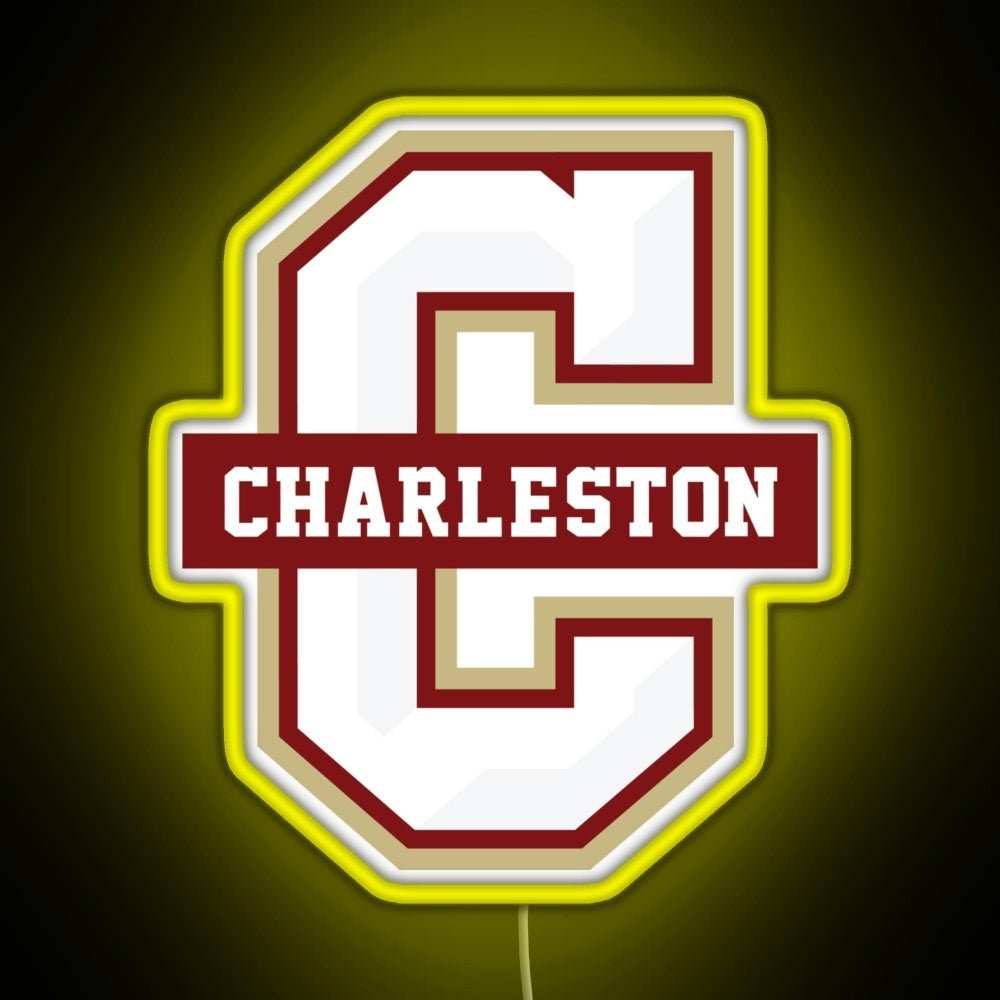 College Of Charleston Cougars Rgb Led Neon Sign Pop Wall Art - Shineneon