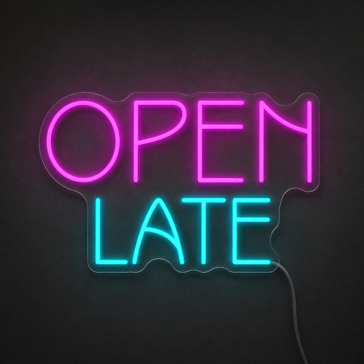 Color Open Late Neon Sign LED Neon Sign main product image