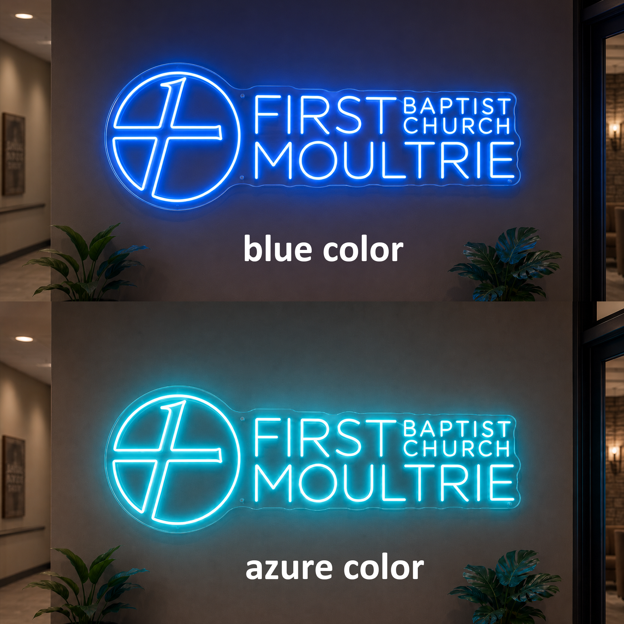 First Baptist Church Moultrie Custom LED Neon Sign