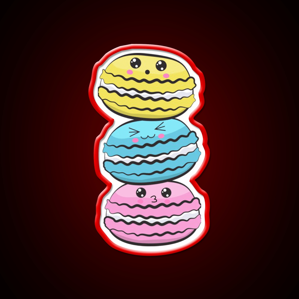 Colored Burgers Fast Food Led Neon Sign For Burger Place Rgb Color - Shineneon