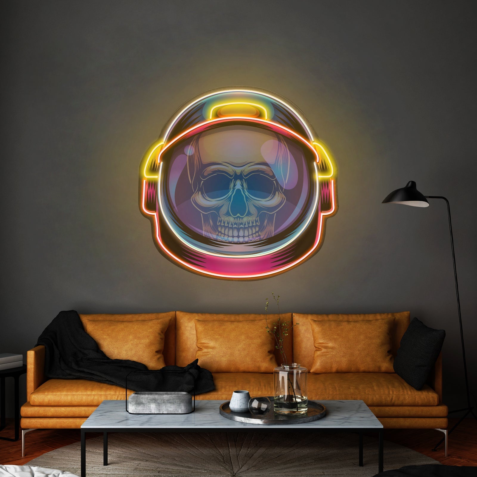 Colorful Astronaut Skull Led Neon Sign Light Custom Led Signs - Shineneon