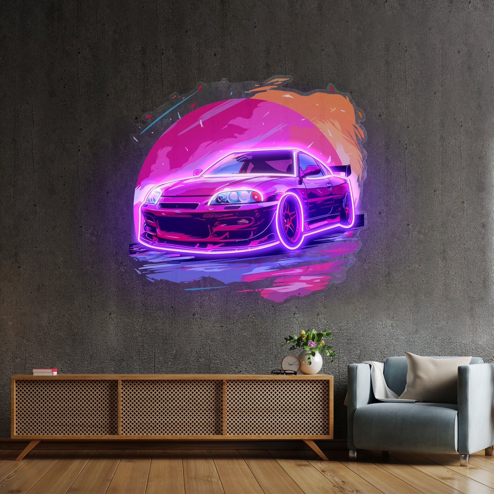 Colorful Car Led Neon Sign Light Custom Led Signs - Shineneon