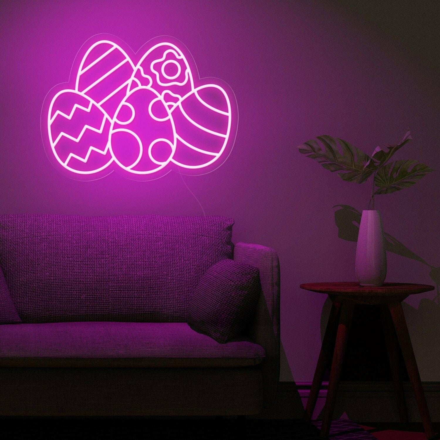 Colorful Eggs Easter Neon Sign For Home Storefront | Shineneon