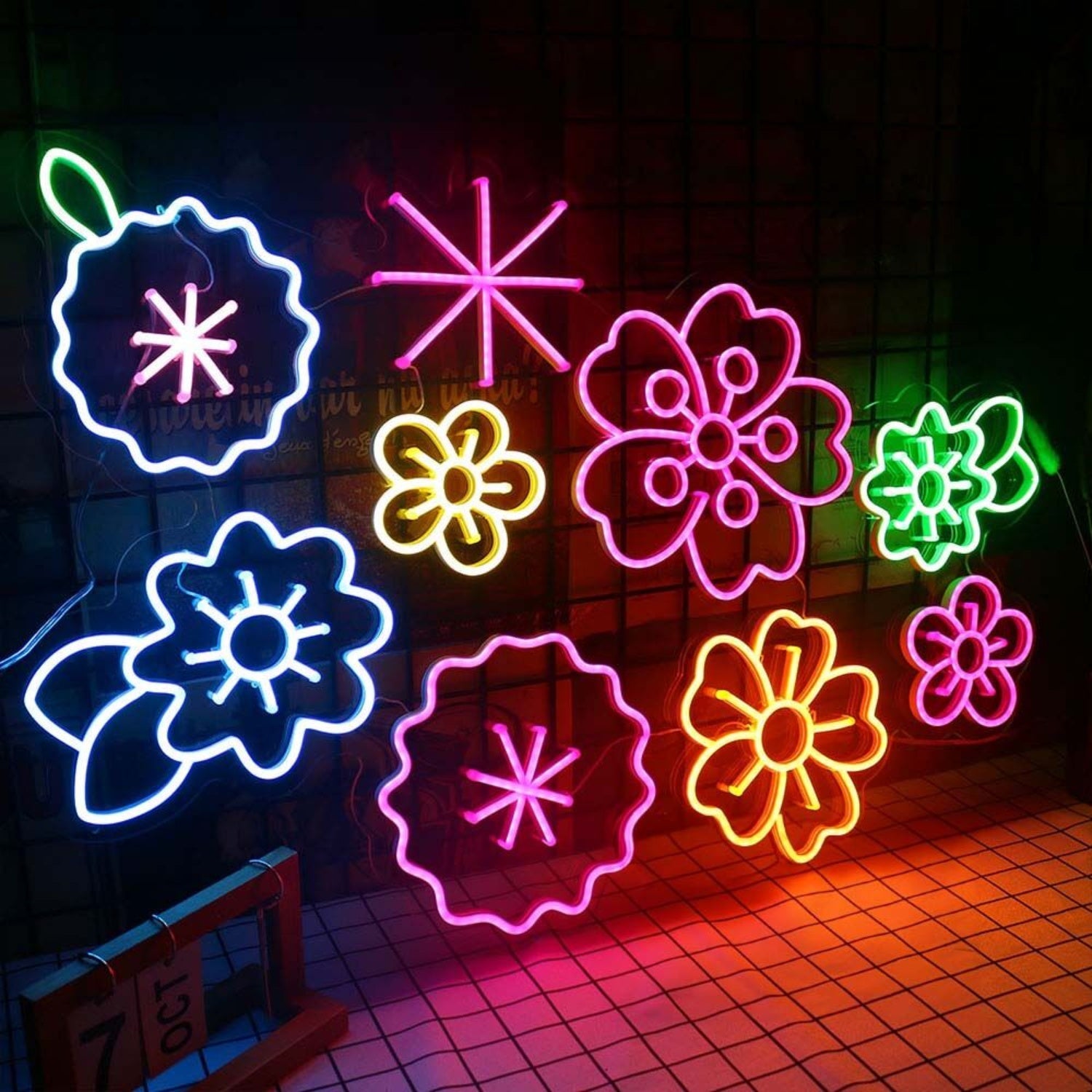 Colorful Flowers Led Neon Sign For Floral And Elegant Decor | Shineneon
