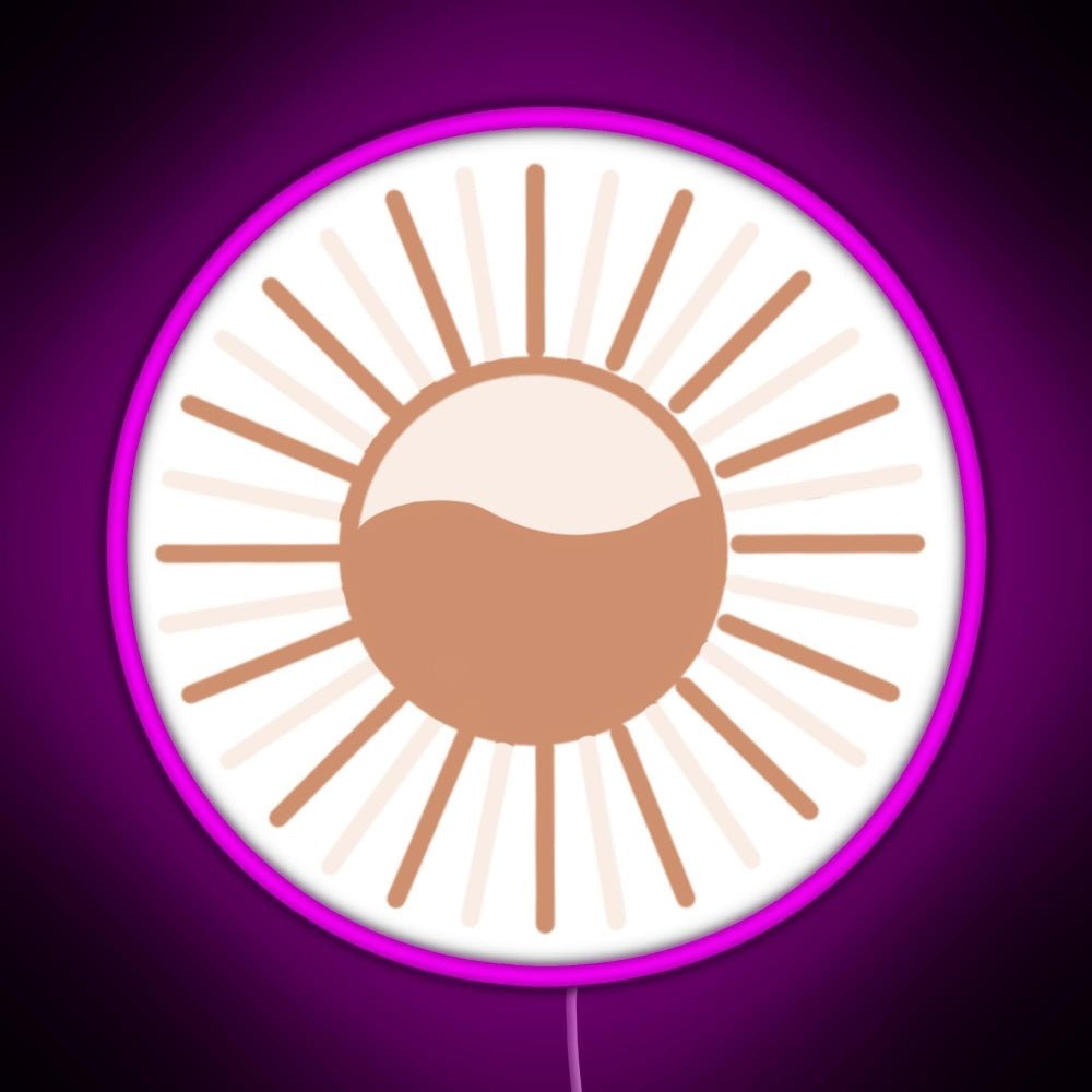 Colorful Sun Rgb Neon Sign - Shineneon
