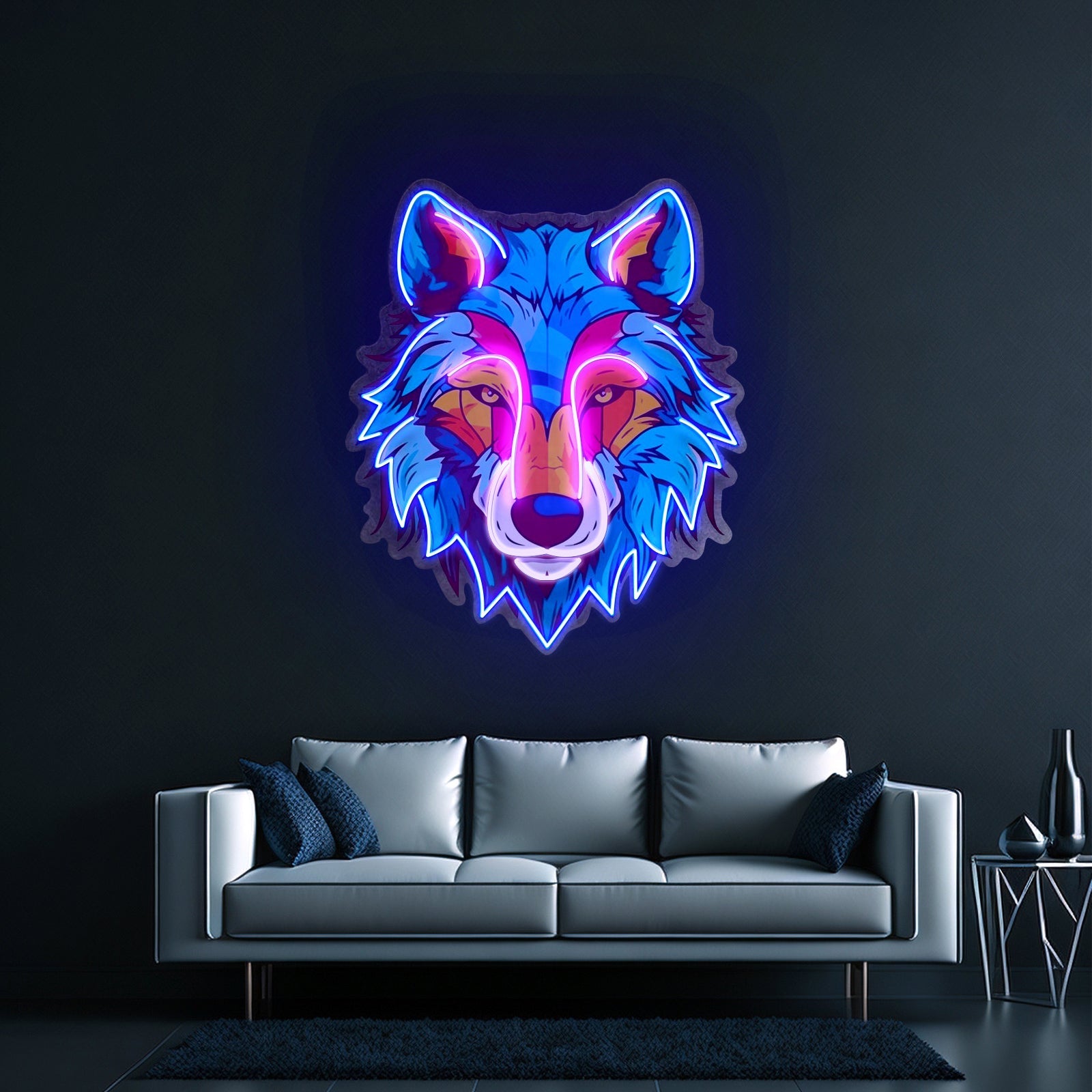 Colorful Wolf Led Neon Sign Light Custom Led Signs - Shineneon