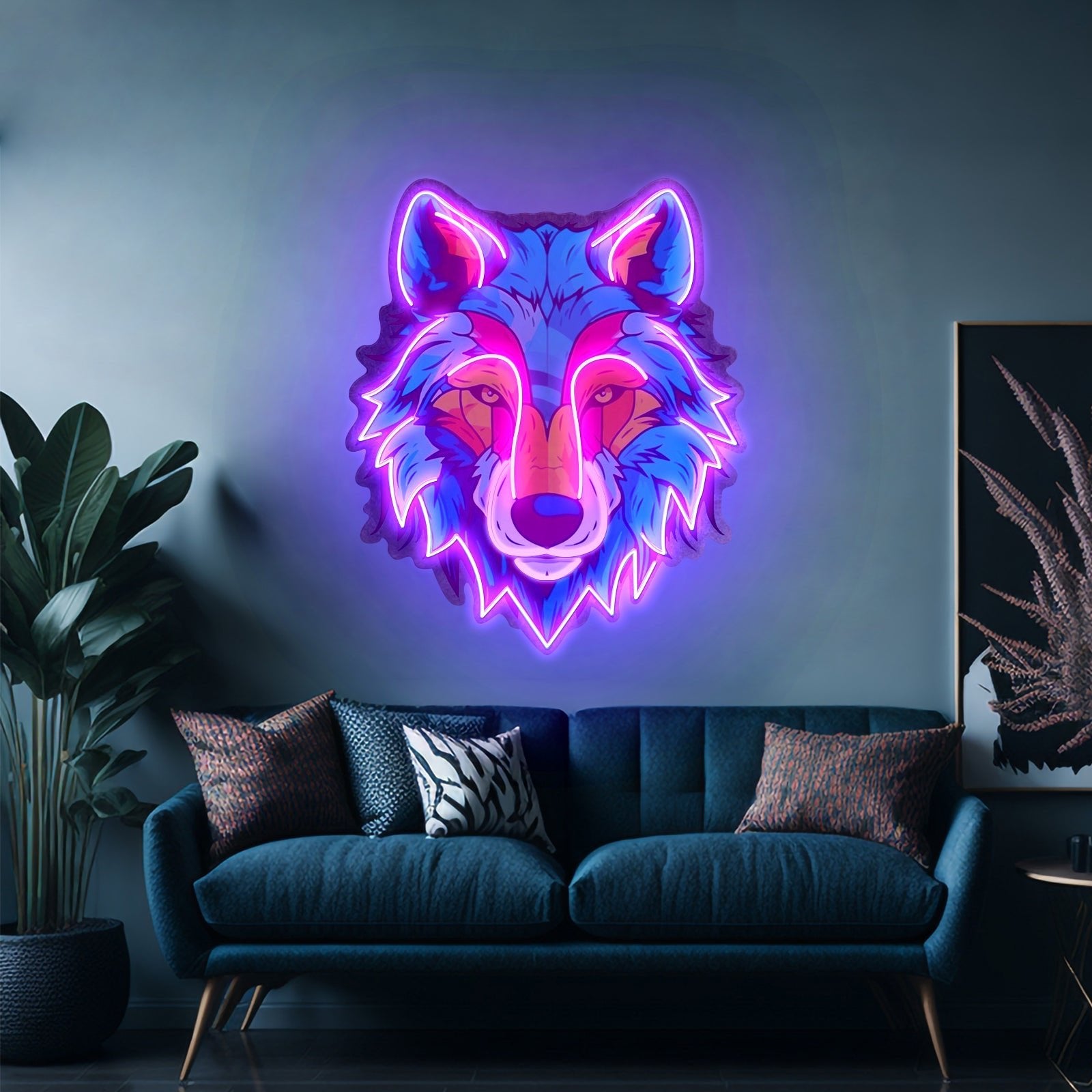 Colorful Wolf Led Neon Sign Light Custom Led Signs - Shineneon