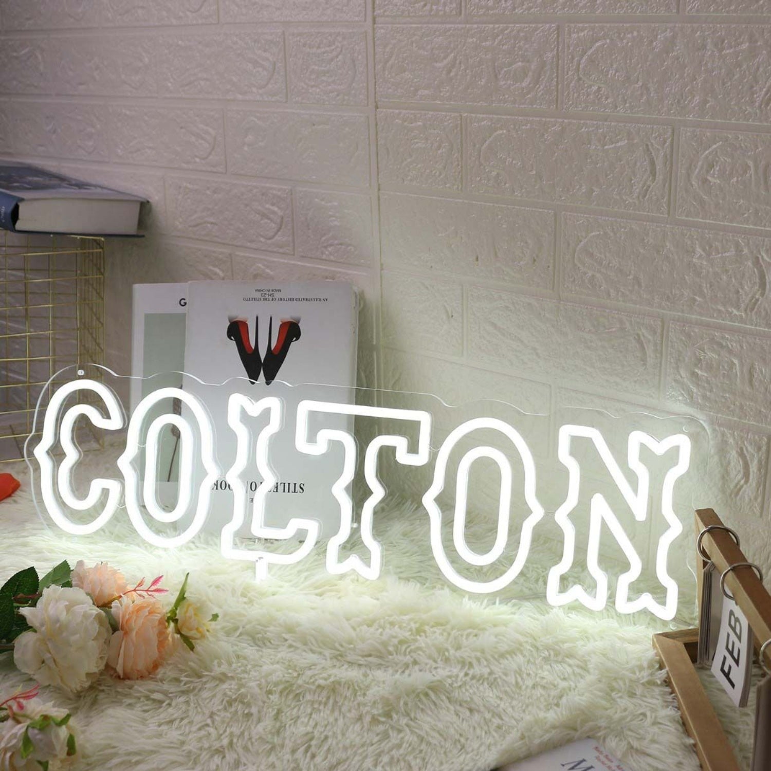 Colton White Led Neon Sign - Shineneon