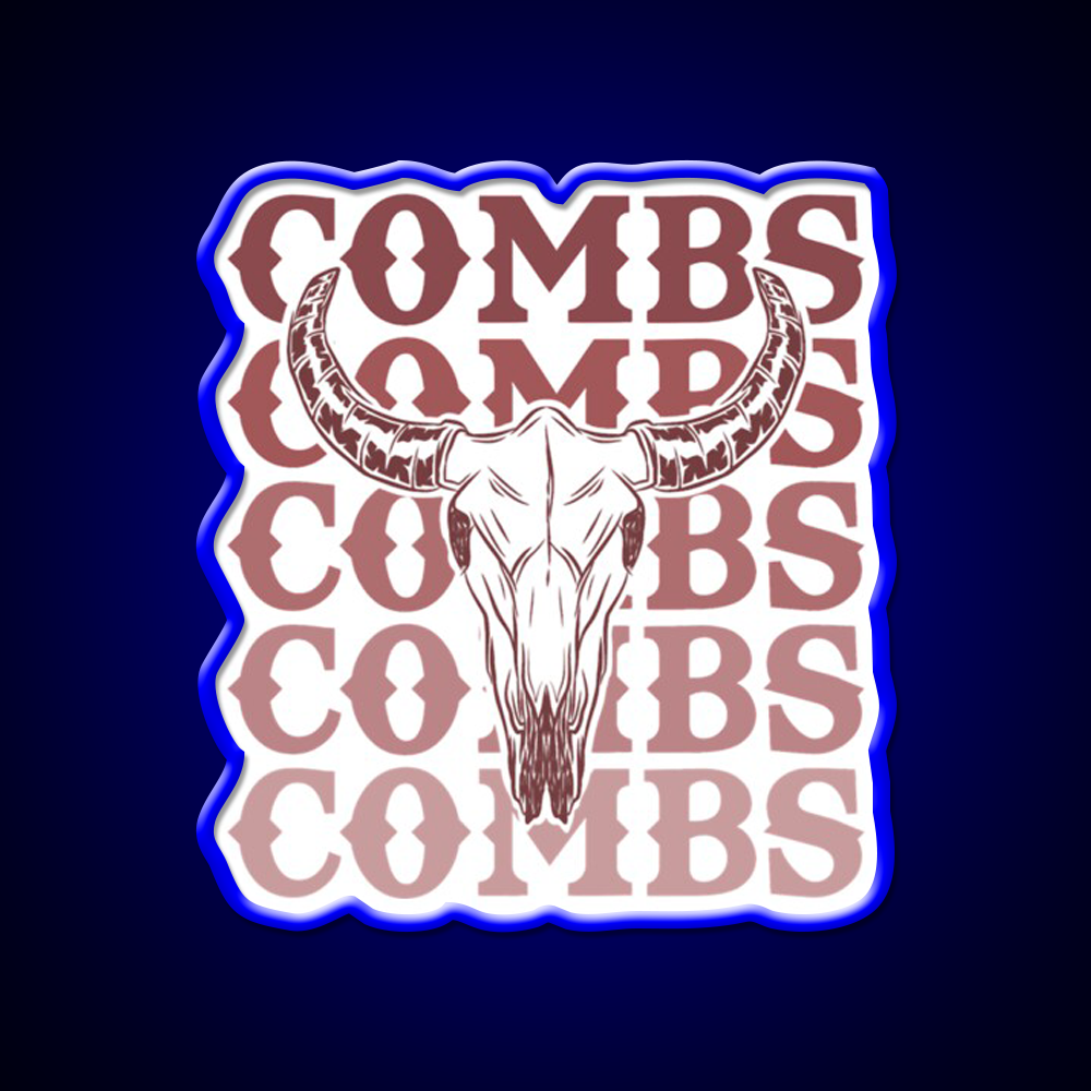 Combs Crazy Bullhead Beer Bar Decor Led Neon Sign Rgb Color - LED neon sign view 5