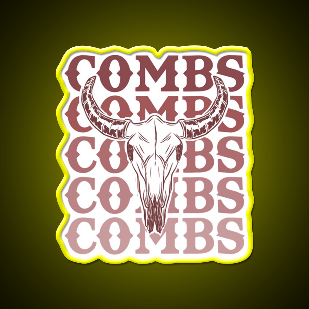 Combs Crazy Bullhead Beer Bar Decor Led Neon Sign Rgb Color - LED neon sign view 7
