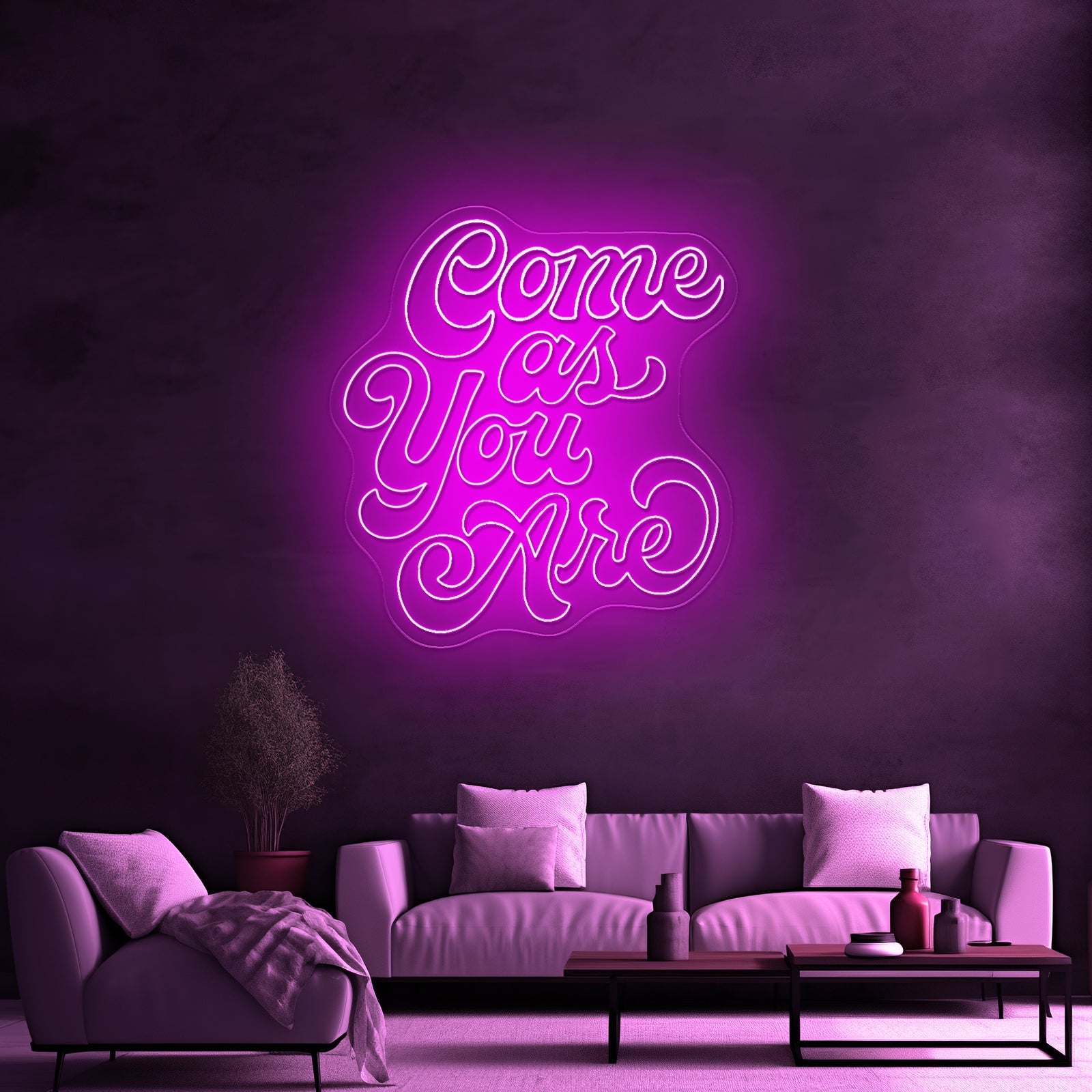 Come As You Are Aesthetic Neon Signs - Shineneon