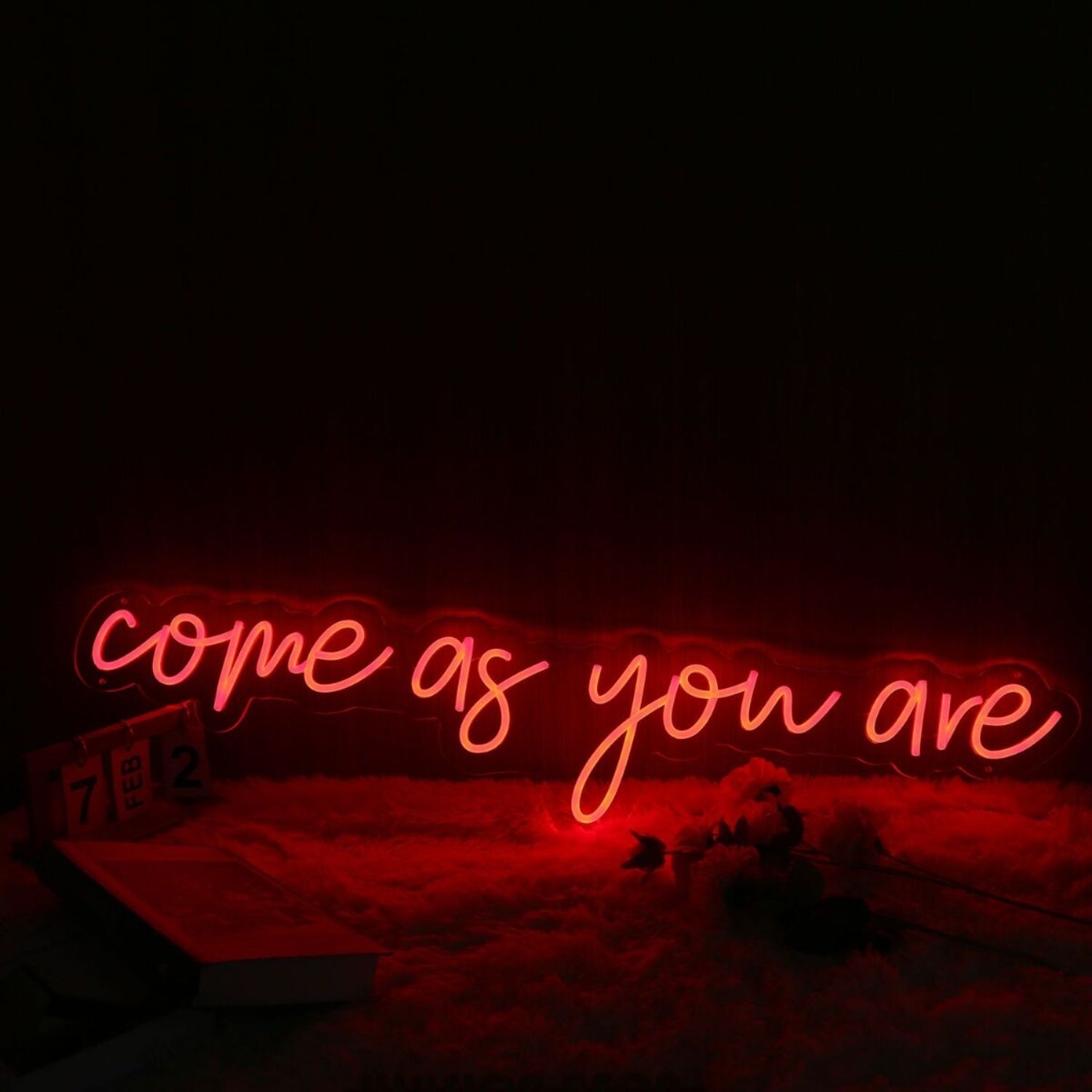 Come As You Are Red Led Neon Sign - Shineneon