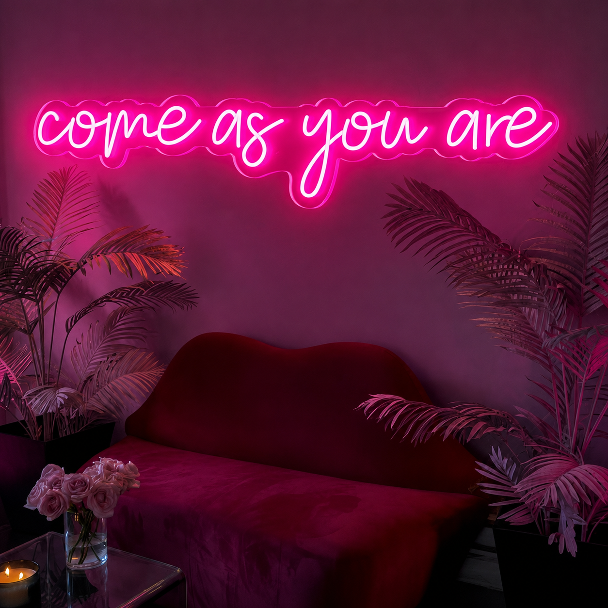 Come As You Are Wall Decor LED Neon Sign - 01 Original Product Image