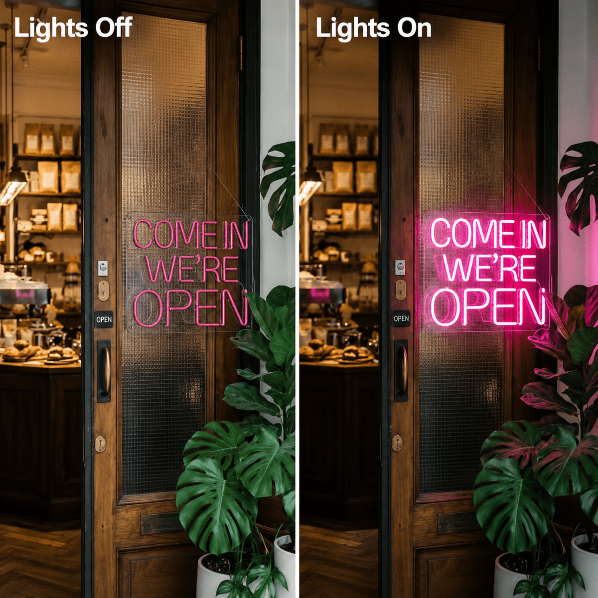 Come In We're Open LED Neon Sign Wall Neon Sign - Shineneon
