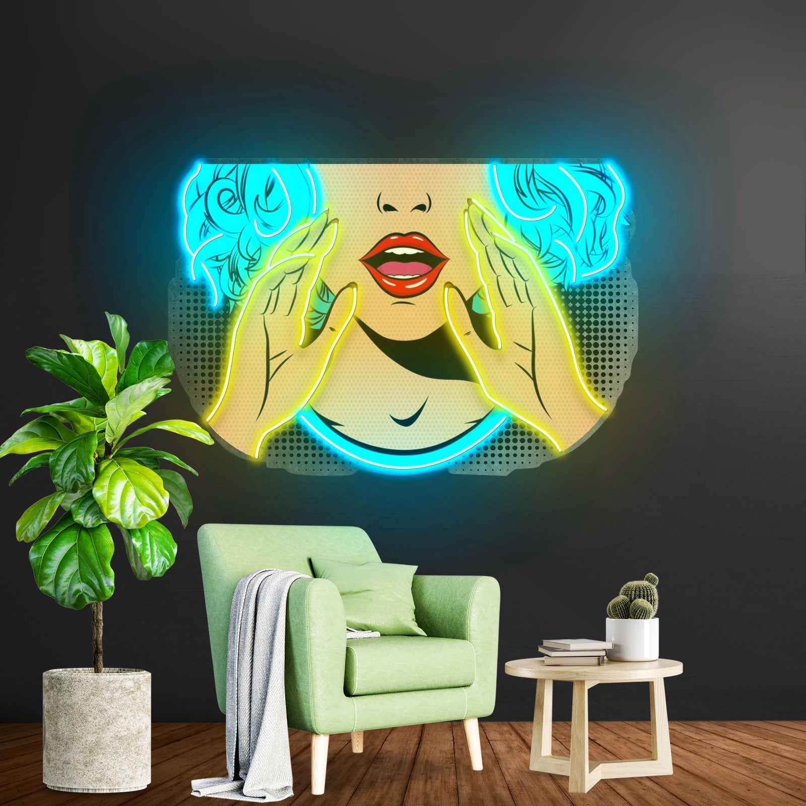 Comic Book Girl Led Neon Sign Light Custom Led Signs - Shineneon