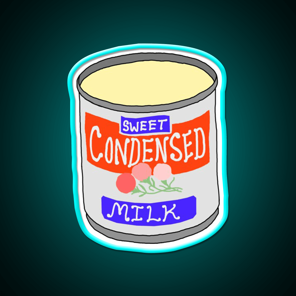 Condensed Milk Snack Food Led Neon Sign Rgb Color - Shineneon