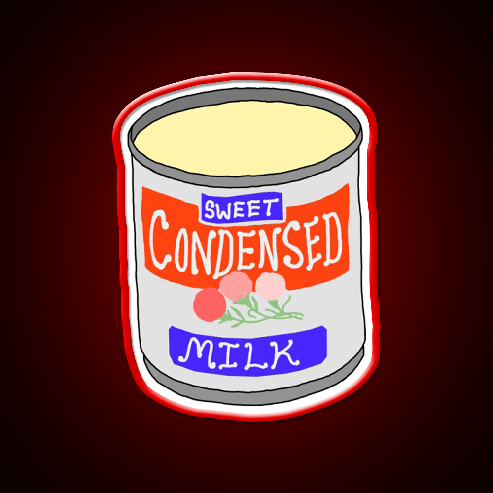 Condensed Milk Snack Food Led Neon Sign Rgb Color - Shineneon
