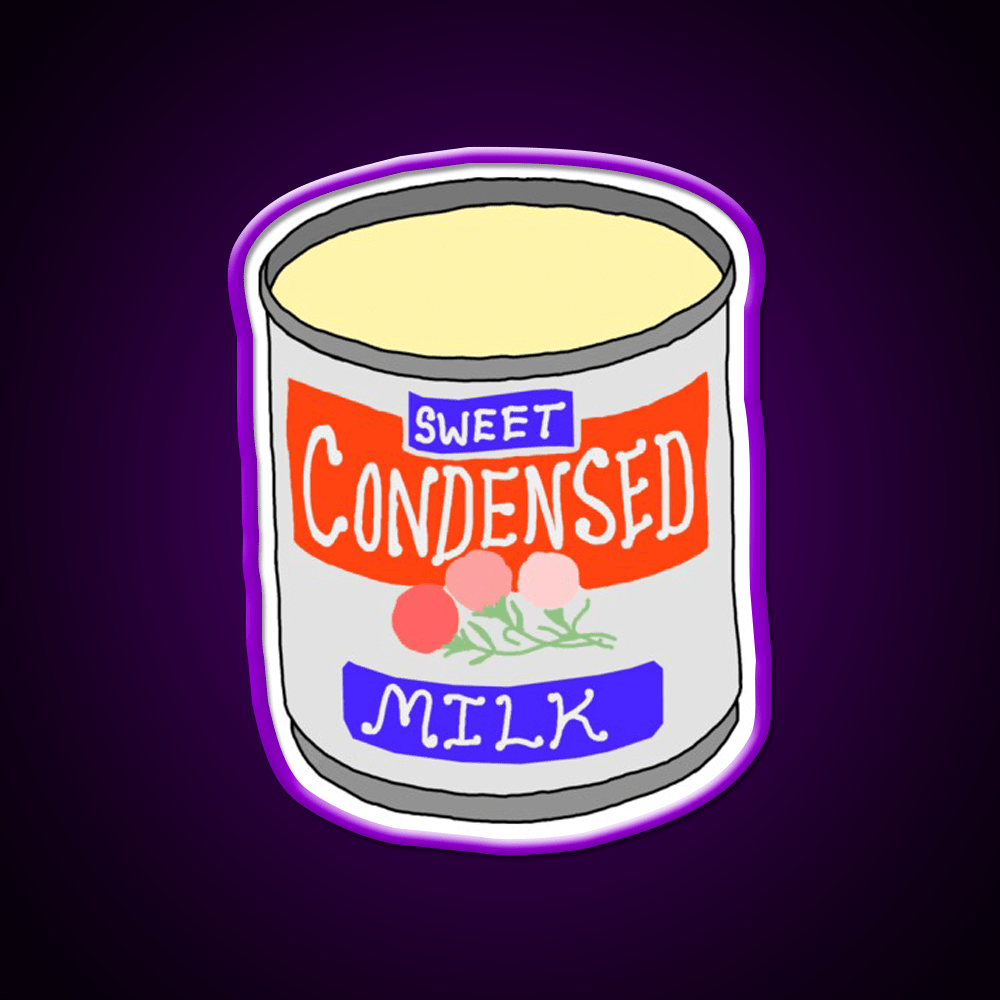 Condensed Milk Snack Food Led Neon Sign Rgb Color - Shineneon