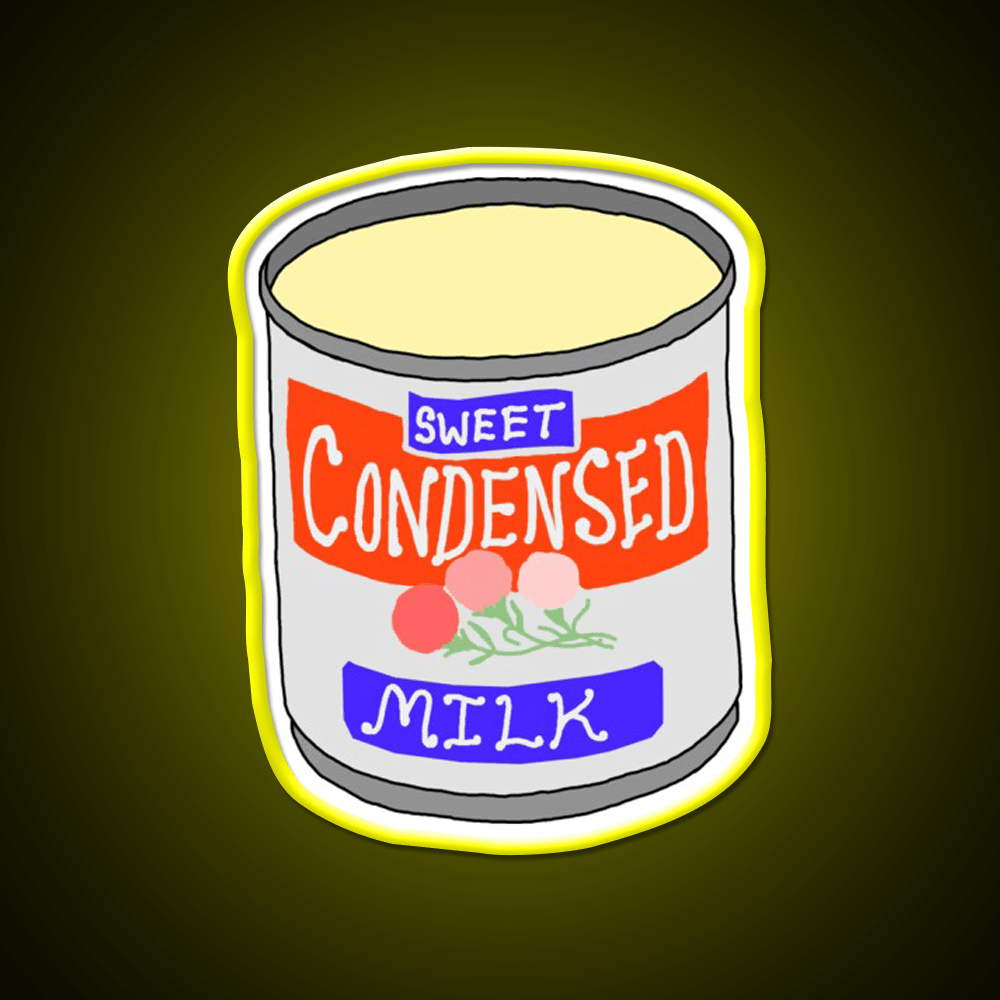 Condensed Milk Snack Food Led Neon Sign Rgb Color - Shineneon