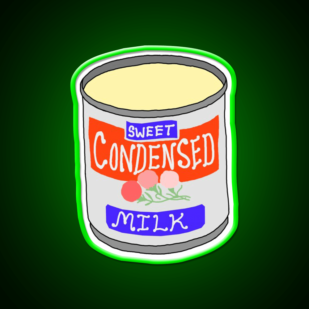 Condensed Milk Snack Food Led Neon Sign Rgb Color - Shineneon