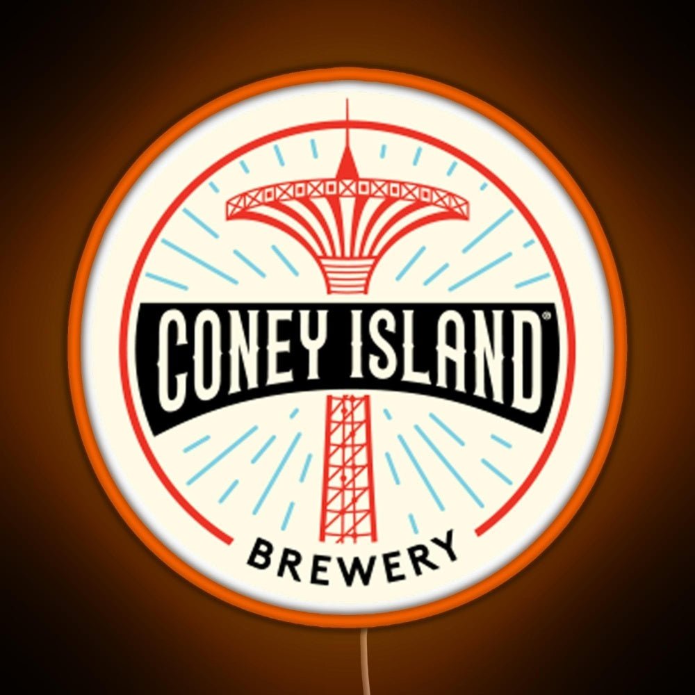 Coney Island Brewery Rgb Led Neon Sign Pop Wall Art - Shineneon
