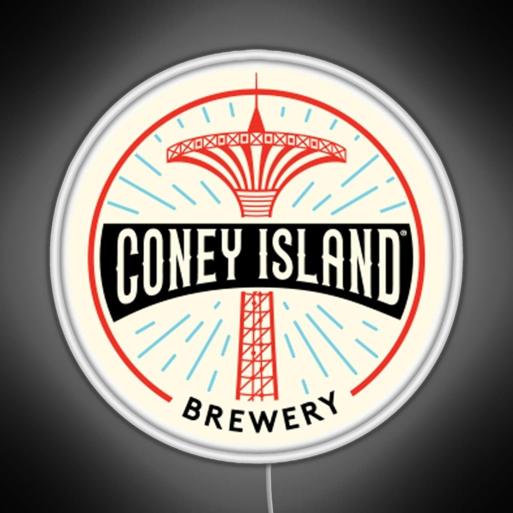 Coney Island Brewery Rgb Led Neon Sign Pop Wall Art - Shineneon