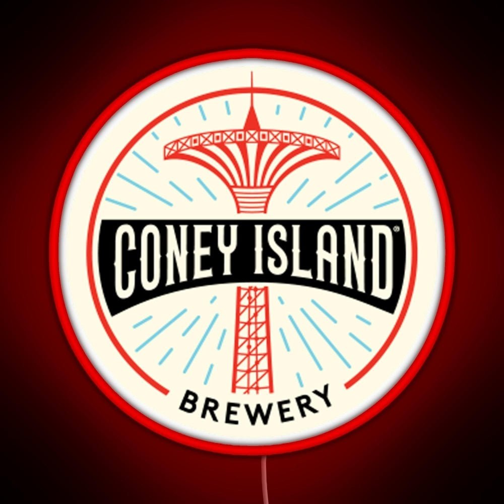 Coney Island Brewery Rgb Led Neon Sign Pop Wall Art - Shineneon