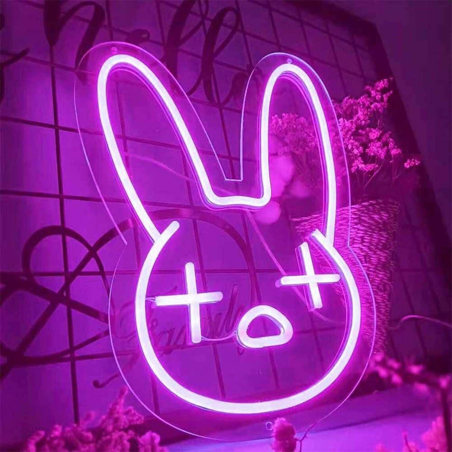 Confused Bunny Animal Led Neon Sign - Shineneon
