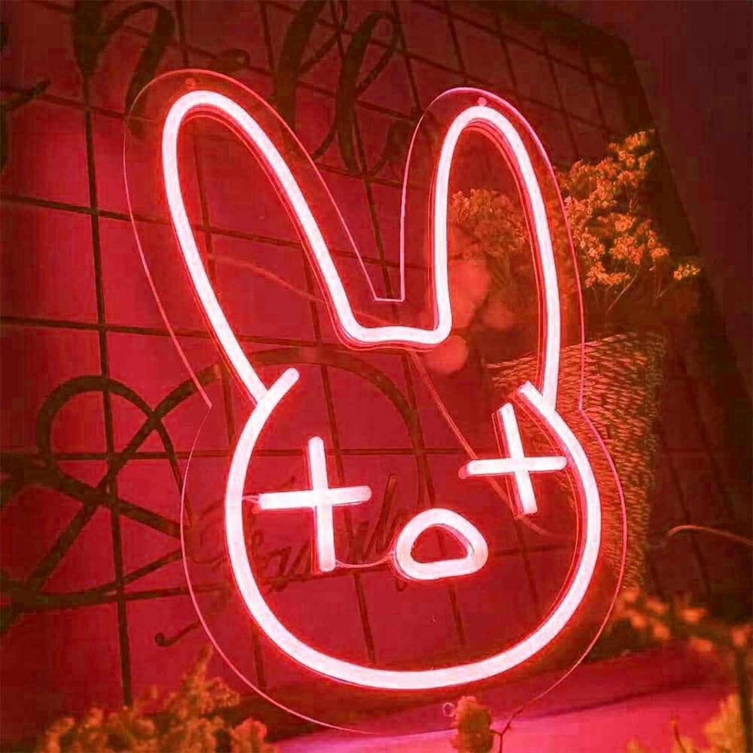 Confused Bunny Animal Led Neon Sign - Shineneon