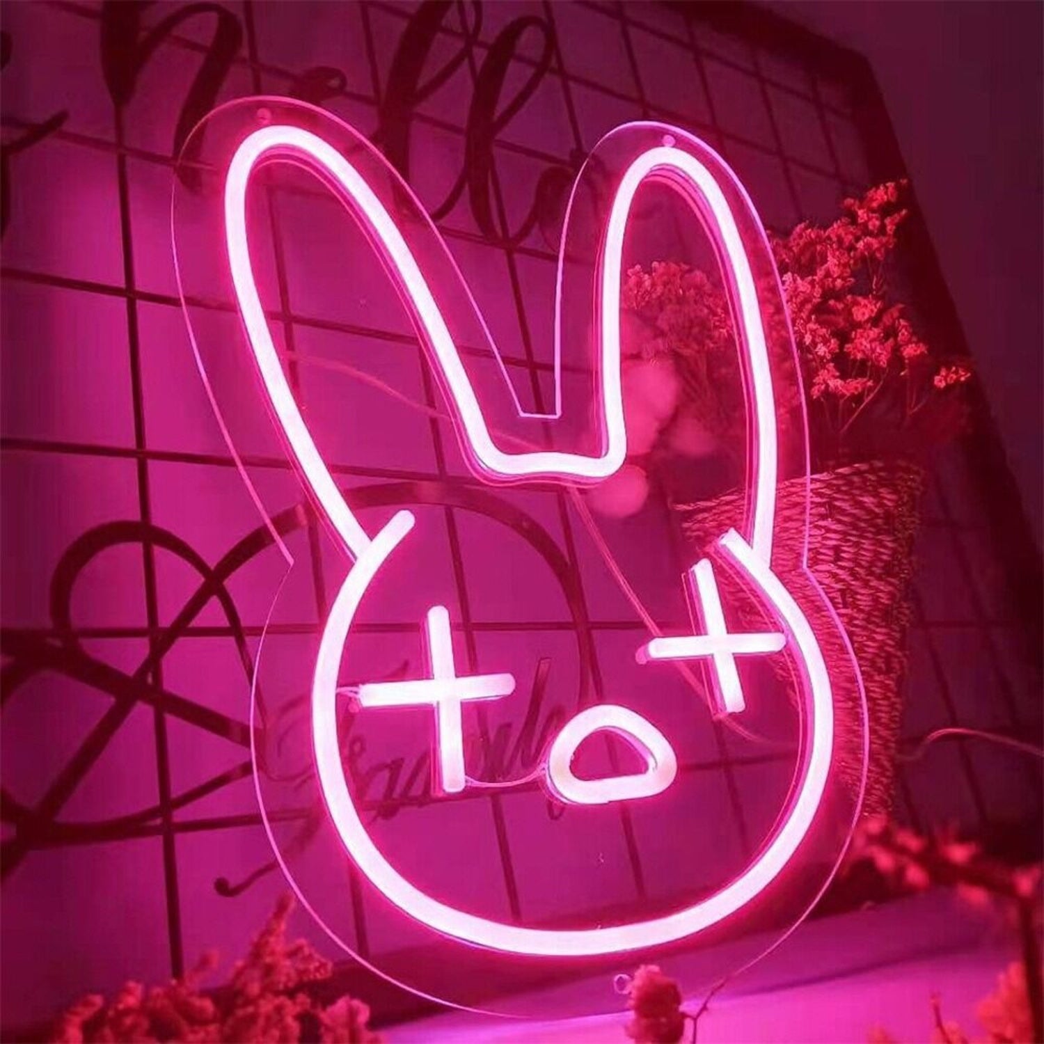 Confused Bunny Animal Led Neon Sign - Shineneon