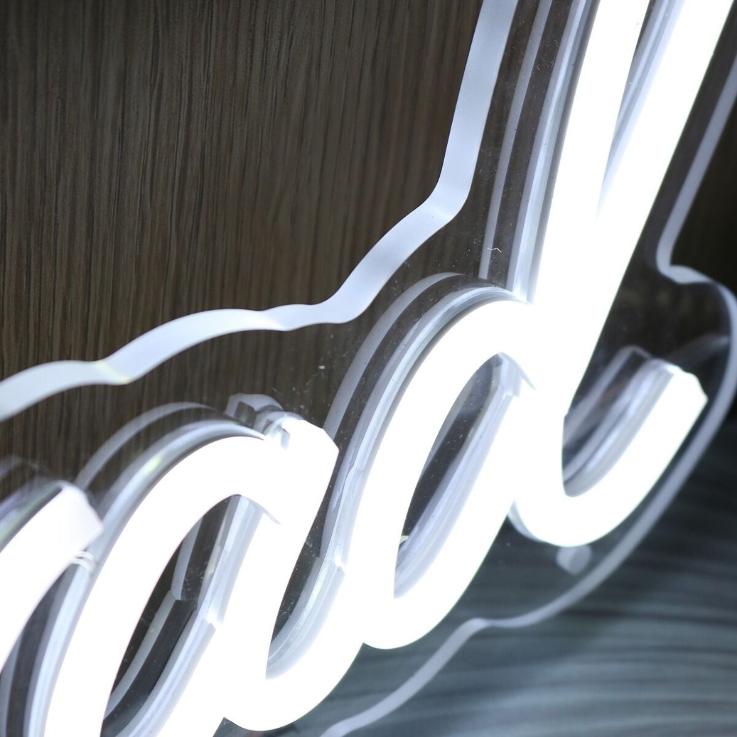Congrats Grad White Led Neon Sign Wall Art - Shineneon