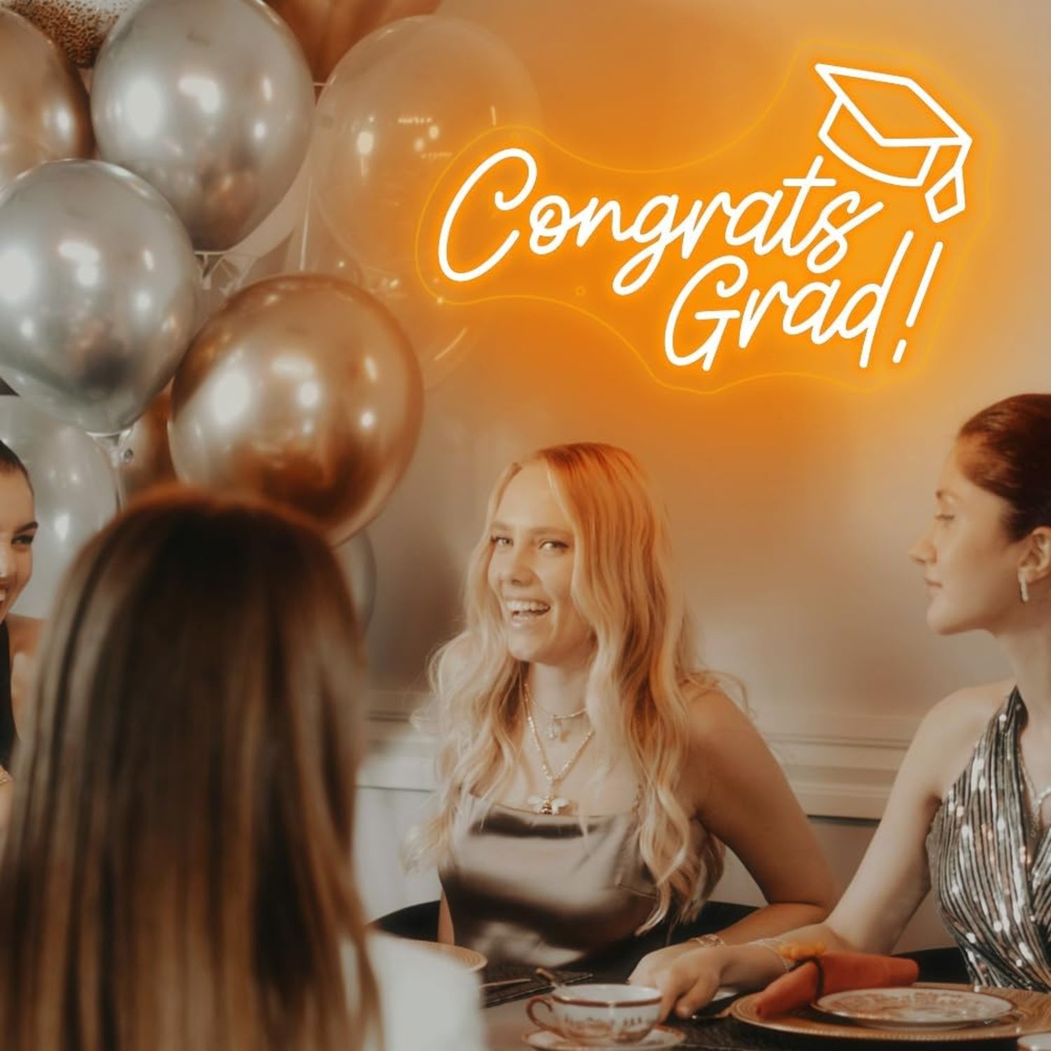 Congrats Neon Sign For Graduation Party Wall Decor | Shineneon