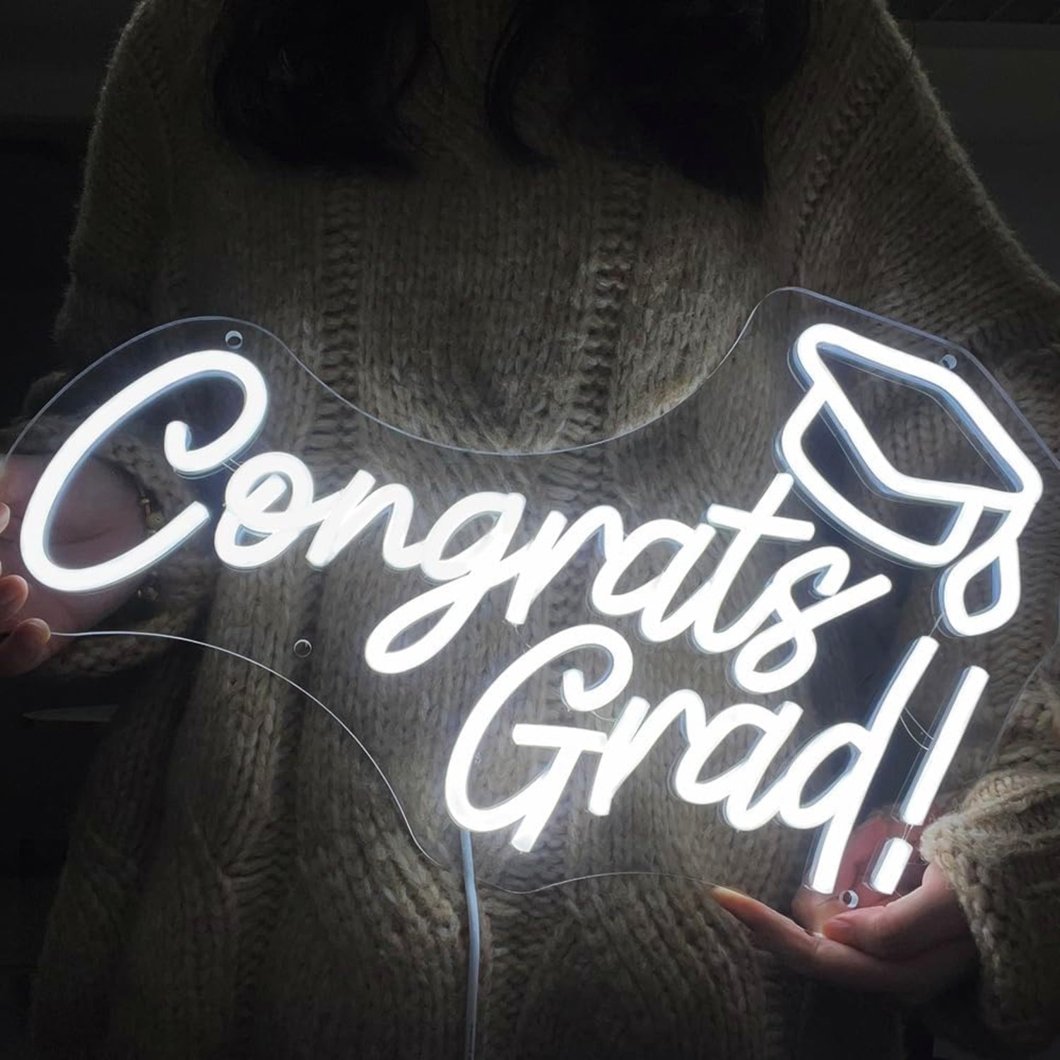 Congrats Neon Sign For Graduation Party Wall Decor | Shineneon