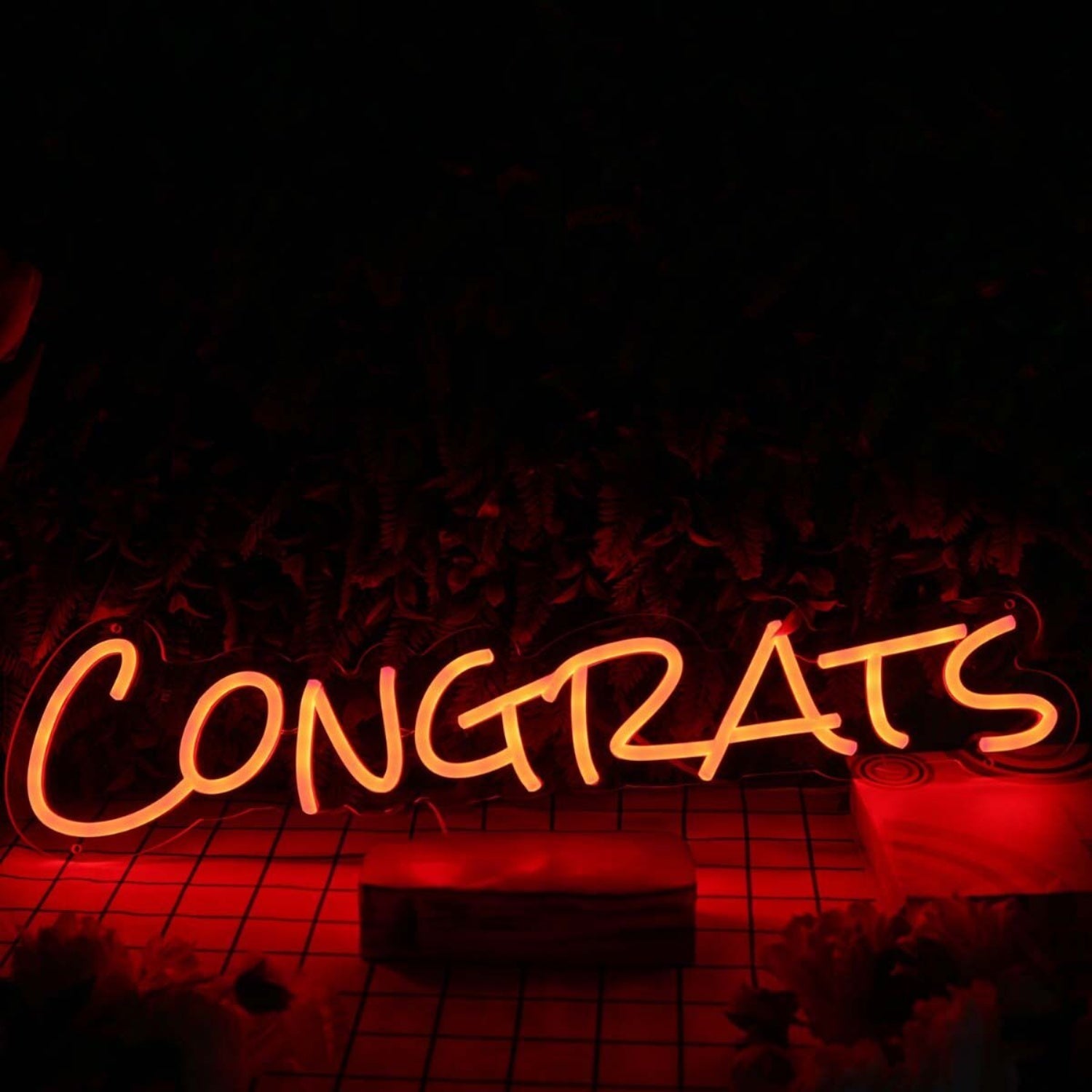Congrats Oranges Led Neon Sign - Shineneon