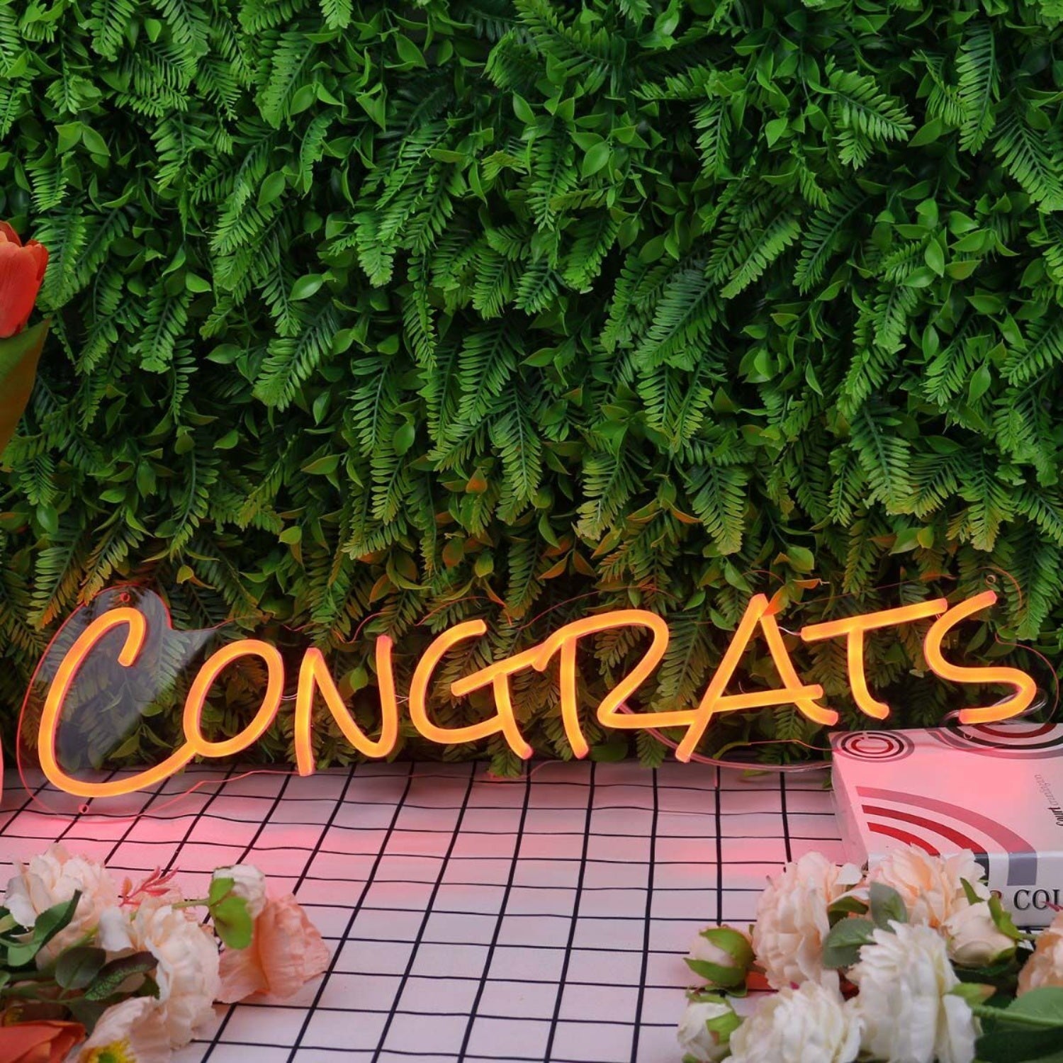 Congrats Oranges Led Neon Sign - Shineneon