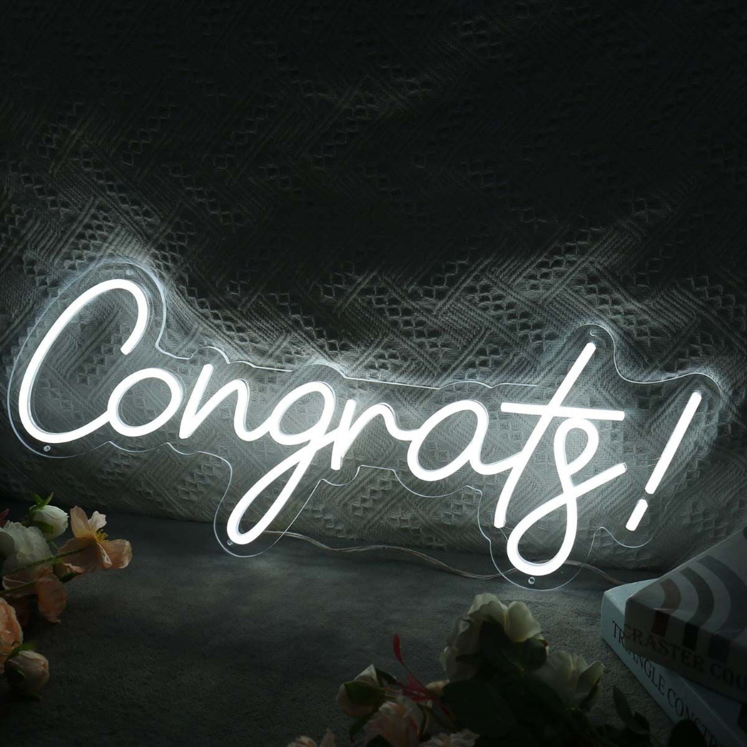 Congrats White Neon Sign | Shineneon
