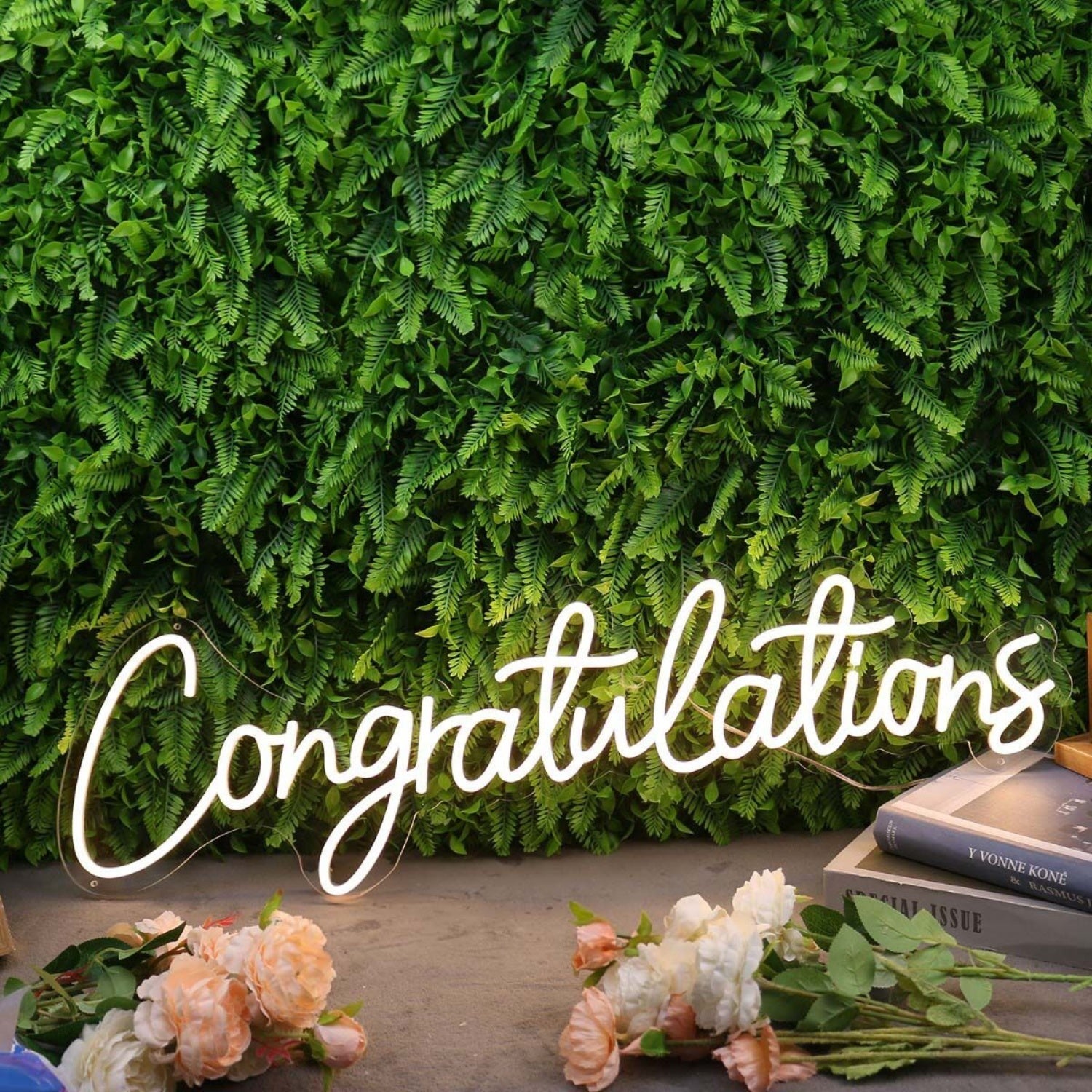 Congratulations Yellow Custom Led Neon Sign - Shineneon