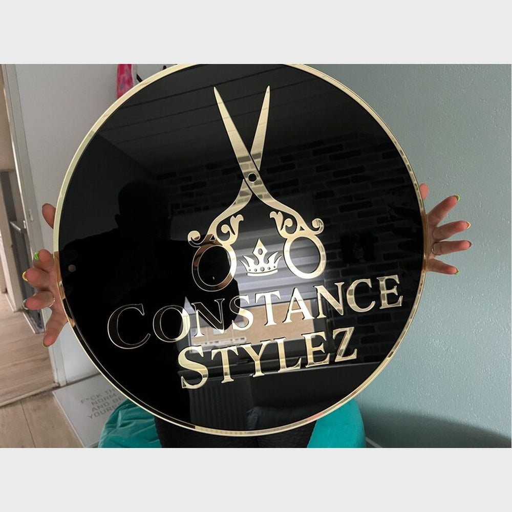 Constance Stylez Acrylic Business Logo Sign - Shineneon