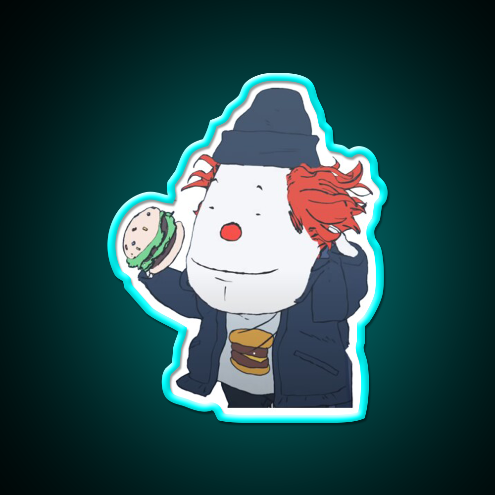 Content Steve Fast Food Led Neon Sign For Burger Place Rgb Color